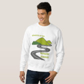 Wandern und Staunen Sweatshirt (Vorne ganz)