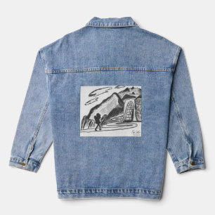 Wandern und Trekking Jeansjacke