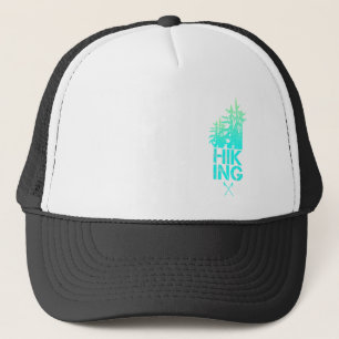 Wandern und Trekking Outdoor Vintage Wald Design Truckerkappe
