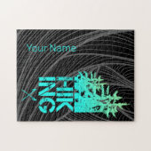 Wandern und Trekking Outdoor Vintage Waldgestaltun Puzzle (Horizontal)