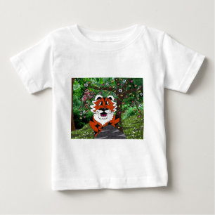 Wandern unser Planet Öko-Team Tgrr Tiger Bekleidun Baby T-shirt