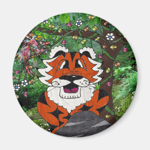 Wandern unser Planet Öko-Team Tgrr Tiger Bekleidun Magnet