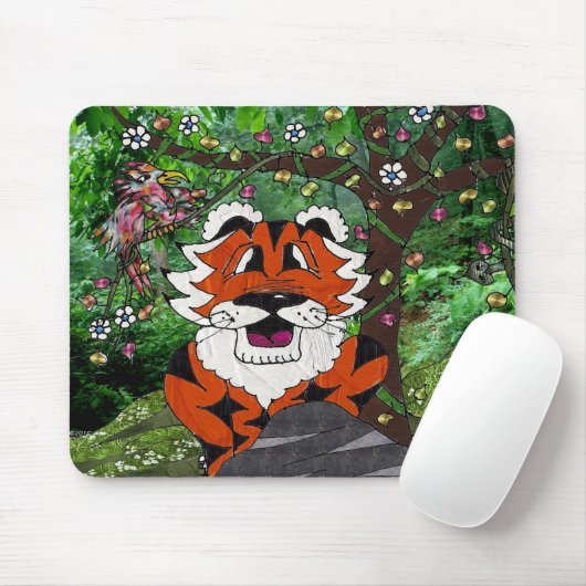 Wandern unser Planet Öko-Team Tgrr Tiger Bekleidun Mousepad (Mit Mouse)