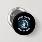 Wandern. Unter Den Sternen Button (Vorne & Hinten)