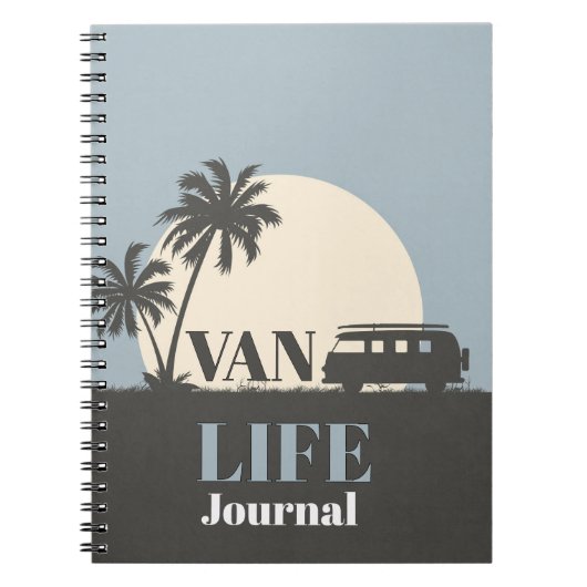 WANDERN! 🌄 Van Life Journal für Paare Notizblock (Vorderseite)
