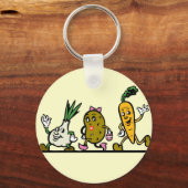 Wandern Veggies! Schlüsselanhänger (Vorderseite)