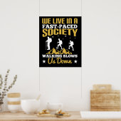 Wandern - verlangsamt uns poster (Küche)