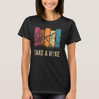 Wandern Vintages Wandern Camping Bergsee-Zauber T-Shirt