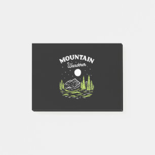 Wandern Wanderer Post-it Klebezettel
