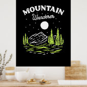 Wandern Wanderer Poster (Küche)