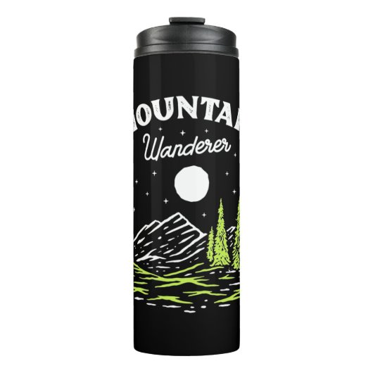 Wandern Wanderer Thermosbecher (Vorderseite)