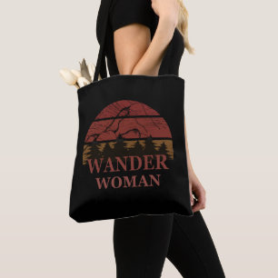 Wandern Wandern Camping Frau Vintage Tasche