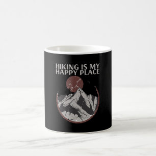 Wandern - Wandern ist mein glücklicher Ort Kaffeetasse