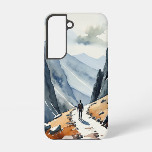 Wandern Wandern Natur Wildnis Berge Samsung Galaxy Hülle