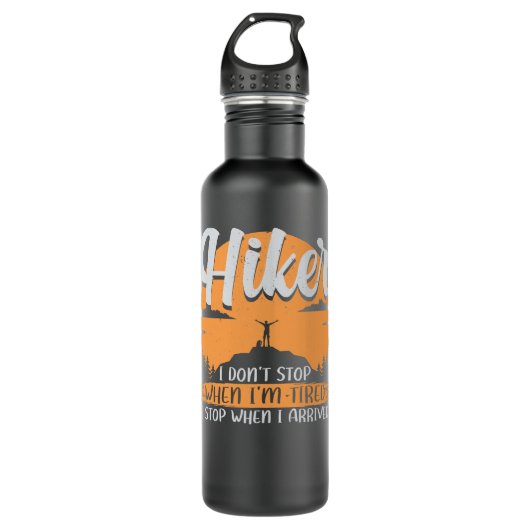 Wandern Wanderwandern Bergsteigen im Freien 680 mo Edelstahlflasche (Vorderseite)
