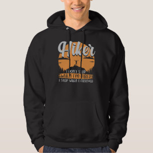 Wandern Wanderwandern Bergsteigen im Freien 680 mo Hoodie