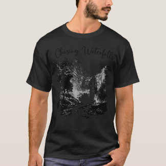 Wandern Wasserfälle Jäger Natur T-Shirt