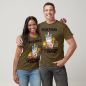 Wandern, weil Mord falsch ist Einhorn-Wandern T-Shirt (Unisex)