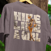 Wandern wie ein Girl Wandern T - Shirt