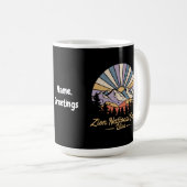 Wandern Zion Nationalpark California Kaffeetasse (VorderseiteRechts)