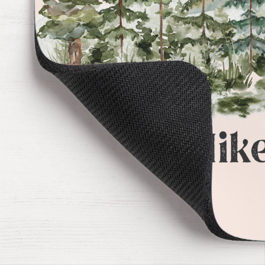 Wandern zu Bergen Outdoor Naturswald Mousepad (Ecke)