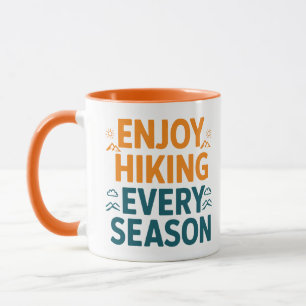 Wandern zu jeder Jahreszeit Tasse