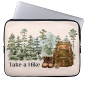 Wandern zum Berg Außenbereich Laptopschutzhülle (Vorderseite)