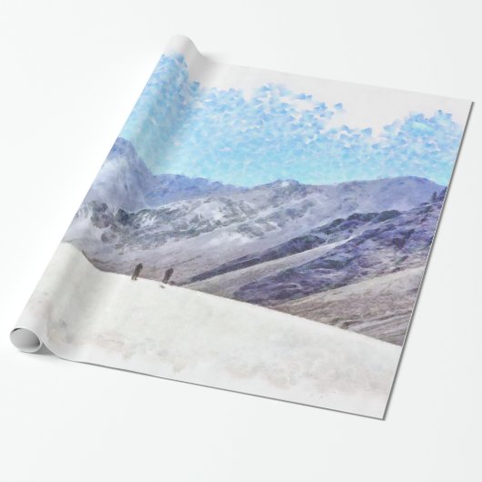 Wandern zur Spitze Geschenkpapier (Ungerollt)