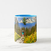 Wandern Zweifarbige Tasse (Mittel)