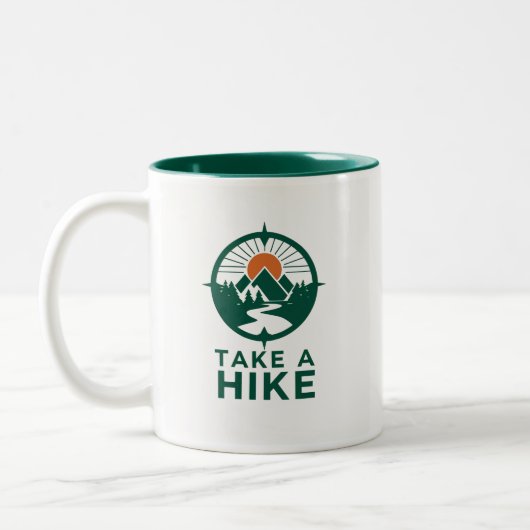 Wandern Zweifarbige Tasse (Links)