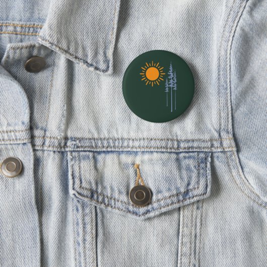Wandern zwischen Bäumen Grafik Button (Beispiel)