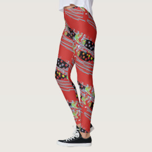 wandernde Fische Thunder_Cove rot Leggings