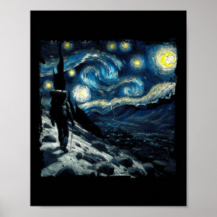 Wandernde Frauen Sterne Nacht - Lustige Van Gogh M Poster