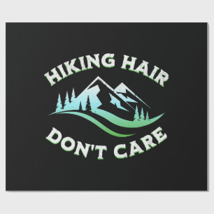 Wandernde Haare sind egal Geschenkpapier