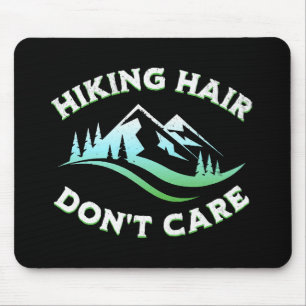 Wandernde Haare sind egal Mousepad