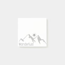 Wandernde Naturberge und Sonne hinterlassen