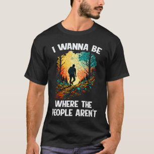 Wandernde Pilger keine Menschen Frieden allein geh T-Shirt