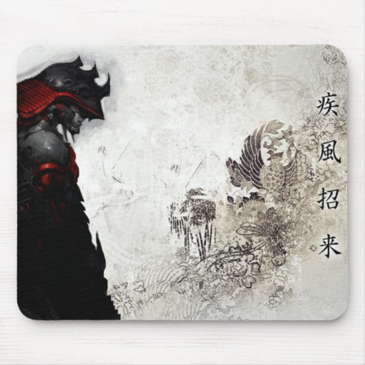 Wandernde Samurais Mousepad (Vorne)