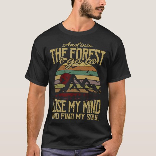 Wandernder Bergsteiger T-Shirt (Vorderseite)
