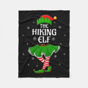 Wandernder Elf Weihnachten Familie Mädchen Frauen Fleecedecke