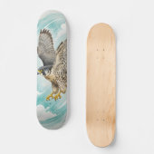 Wandernder Falke Skateboard (Vorderseite)