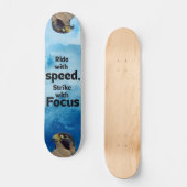 Wandernder Falke Skateboard (Vorderseite)