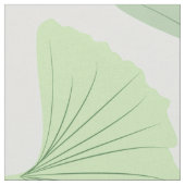 Wandernder grüner Ginkgo Stoff (Nahaufnahme)