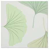 Wandernder grüner Ginkgo Stoff (Muster)