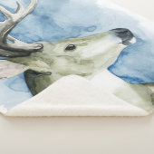 Wandernder Hirsch - Aquarell Sherpadecke (3/4)