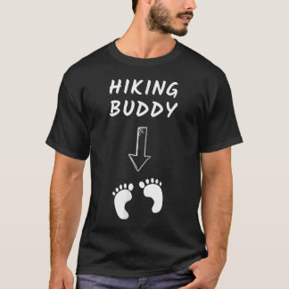 Wandernder Kumpel Lustige Schwangerschaftsankündig T-Shirt