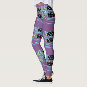 wandernder Lachs Thunder_Cove lila Leggings