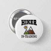 Wandernder Nachwuchs Cute Wandern Button (Vorne & Hinten)