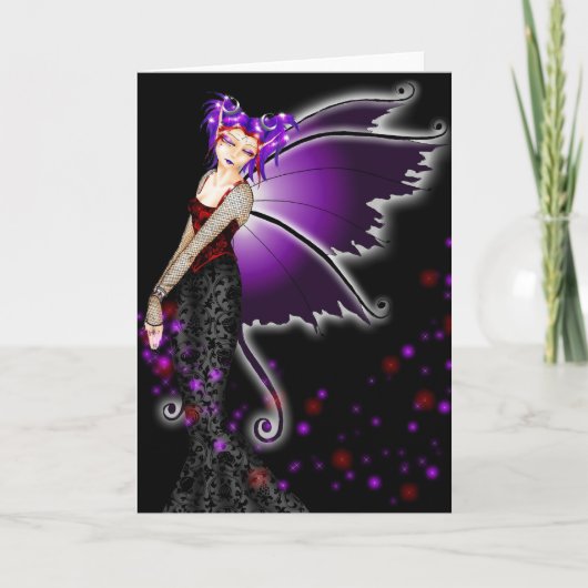 "Wandernder Stern II" leere Gruß-Karte Karte (Vorderseite)