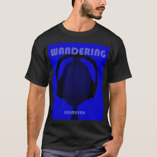 Wanderndes Albumcover Blau T-Shirt